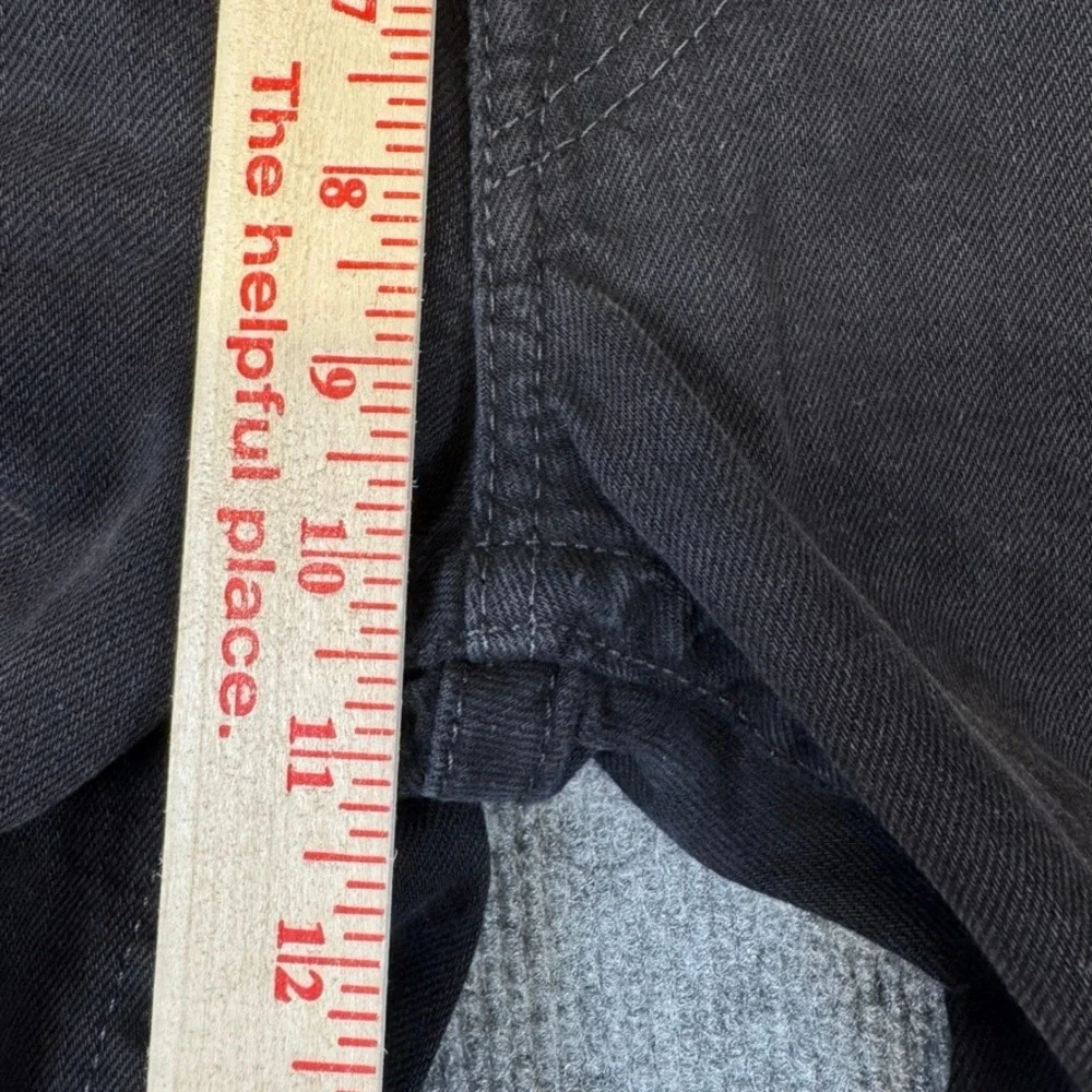 True Religion Mens Black Straight Leg Denim Jeans Size 33 RN112790 CA57414